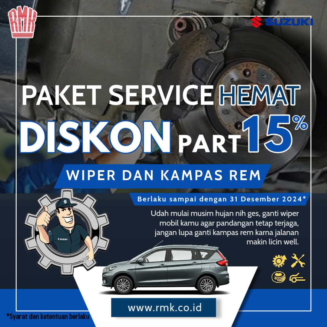 Promo Wiper Dan Kampas Rem